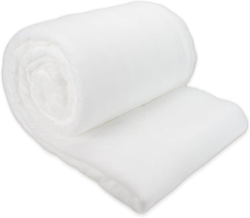 Fchuswty Upholstery Quilt Batting, 48 Inch x 10 Yards Polyester Batting Multipurpose Wadding Fabric Fiber Stuffing for Cushion Pillows, Bedspreads, Padding, Interior Decoration Stuffing - Crafts - Image 1